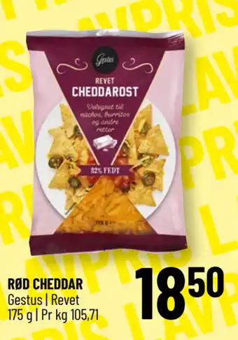 Løvbjerg RØD CHEDDAR tilbud