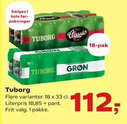 SuperBrugsen Tuborg tilbud