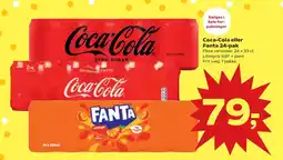 SuperBrugsen Coca-Cola eller Fanta 24-pak tilbud