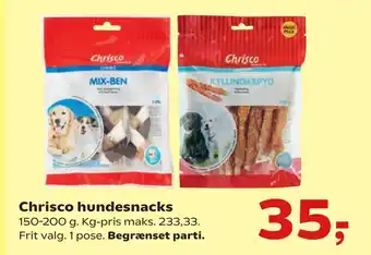 SuperBrugsen Chrisco hundesnacks tilbud