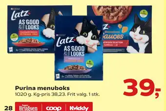 SuperBrugsen Purina menuboks tilbud