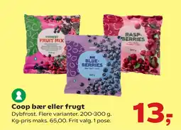 SuperBrugsen Coop bær eller frugt tilbud