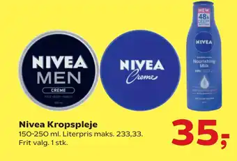 SuperBrugsen Nivea Kropspleje tilbud