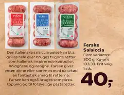 SuperBrugsen Ferske Salsiccia tilbud