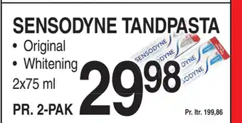 ABC Lavpris SENSODYNE TANDPASTA tilbud