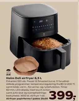 Kvickly Holm Deli airfryer 6,5 L tilbud