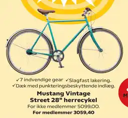 Kvickly Mustang Vintage Street 28 herrecykel tilbud