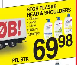 ABC Lavpris STOR FLASKE HEAD & SHOULDERS tilbud