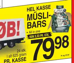 ABC Lavpris MÜSLI-BARS tilbud