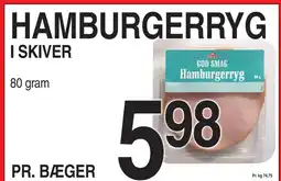 ABC Lavpris HAMBURGERRYG tilbud