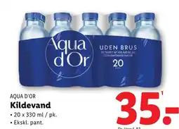 Lidl Aqua d'Or Kildevand tilbud