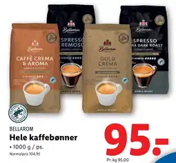 Lidl BELLAROM Hele kaffebønner tilbud