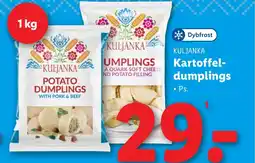 Lidl KULJANKA Kartoffel- dumplings tilbud