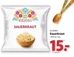 Lidl KULJANKA Sauerkraut tilbud