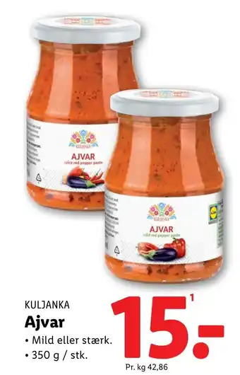 Lidl KULJANKA Ajvar tilbud