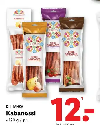 Lidl KULJANKA WITH PIZZA FLAVOUR tilbud