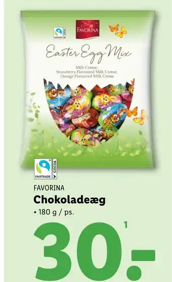 Lidl FAVORINA Chokoladeæg tilbud