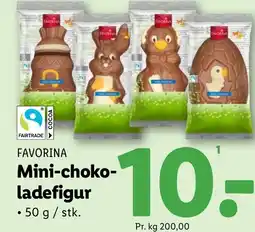 Lidl FAVORINA Mini-choko- ladefigur tilbud