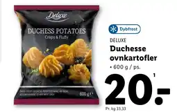 Lidl DELUXE Duchesse ovnkartofler tilbud