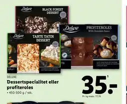 Dessertspecialitet eller profiteroles