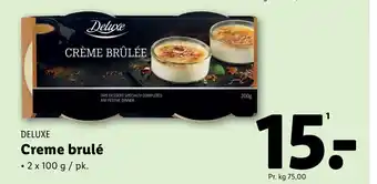 Lidl DELUXE Creme brulé tilbud