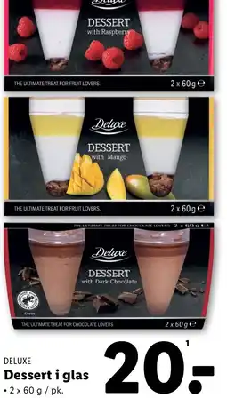 Lidl DELUXE Dessert i glas tilbud