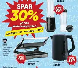 Bilka Spar 30% på OBH køkkenelapparater tilbud