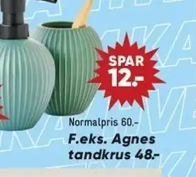 Bilka F.eks. Agnes tandkrus tilbud