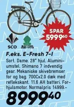 Bilka F.eks. E-Fresh 7-I tilbud