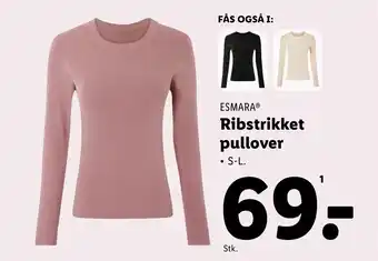 Lidl ESMARA® Ribstrikket pullover tilbud