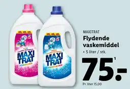 Lidl MAXITRAT Flydende vaskemiddel tilbud