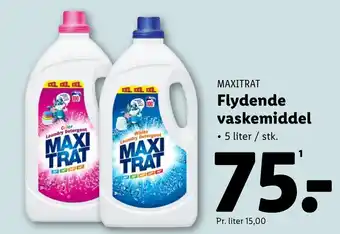 Lidl MAXITRAT Flydende vaskemiddel tilbud