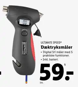 Lidl ULTIMATE SPEED® Dæktryksmåler tilbud