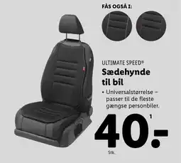 Lidl ULTIMATE SPEED® Sædehynde til bil tilbud