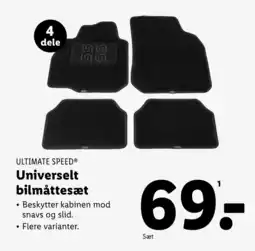 Lidl ULTIMATE SPEED® Universelt bilmåttesæt • Beskytter kabinen mod tilbud