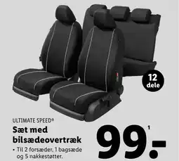 Lidl ULTIMATE SPEED® Sæt med bilsædeovertræk tilbud