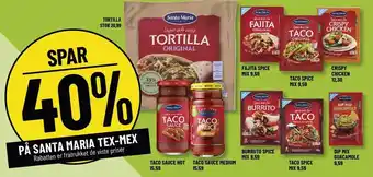 Løvbjerg SPAR 40% PÅ SANTA MARIA TEX-MEX tilbud