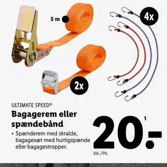 Lidl ULTIMATE SPEED® Bagagerem eller spændebånd tilbud