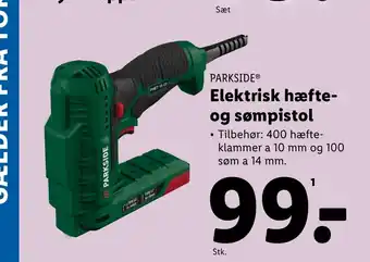 Lidl PARKSIDE® Elektrisk hæfte- og sømpistol tilbud