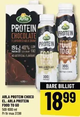 Løvbjerg ARLA PROTEIN CHOCO EL. ARLA PROTEIN FOOD TO GO tilbud