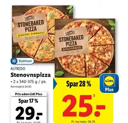 Lidl ALFREDO Stenovnspizza tilbud