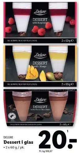 Lidl Dessert i glas tilbud