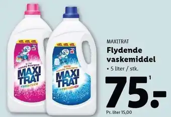 Lidl Flydende vaskemiddel tilbud