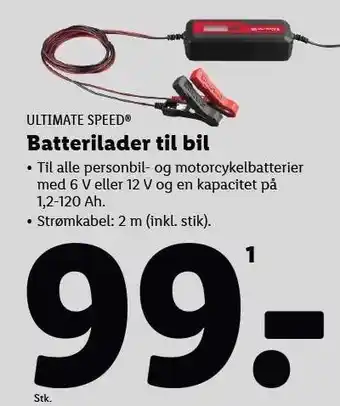 Lidl Batterilader til bil tilbud