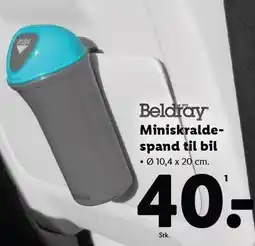 Lidl Miniskralde-spand til bil tilbud