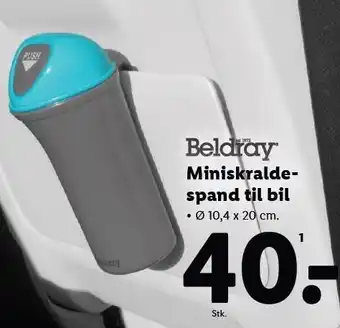 Lidl Miniskralde-spand til bil tilbud