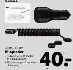 Lidl Biloplader tilbud