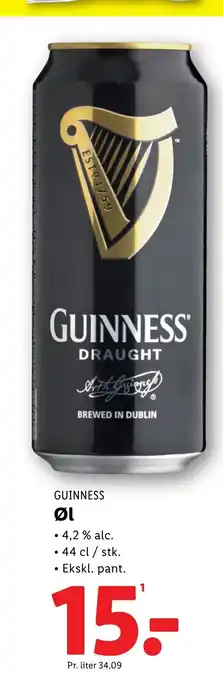 Lidl GUINNESS ΟΙ tilbud