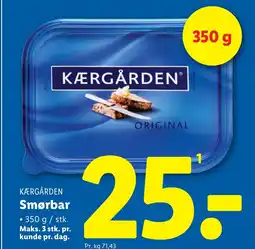 Lidl KÆRGÅRDEN Smørbar tilbud