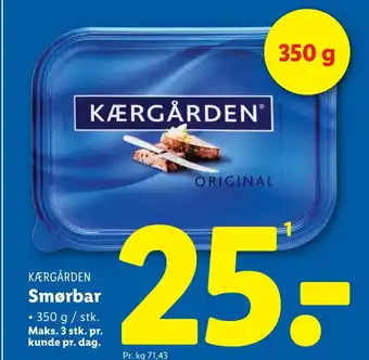 Lidl KÆRGÅRDEN Smørbar tilbud